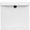 vidaXL - Opbergboxen - met - deksel - 10 - st - 32x32x32 - cm - stof - wit