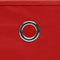 vidaXL - Opbergboxen - met - deksel - 10 - st - 32x32x32 - cm - stof - wit