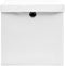 vidaXL - Opbergboxen - met - deksel - 4 - st - 28x28x28 - cm - wit
