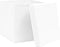 vidaXL - Opbergboxen - met - deksel - 4 - st - 28x28x28 - cm - wit