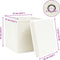vidaXL - Opbergboxen - met - deksel - 4 - st - 32x32x32 - cm - stof - wit
