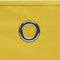 vidaXL - Opbergboxen - met - deksel - 4 - st - 32x32x32 - cm - stof - geel
