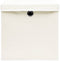 vidaXL - Opbergboxen - met - deksel - 4 - st - 32x32x32 - cm - stof - wit