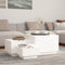 vidaXL - Opbergboxen - met - deksels - 3 - st - massief - grenenhout - wit