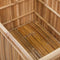 vidaXL - Opbergdozen - bamboe - 3 - st