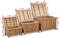 vidaXL - Opbergdozen - bamboe - 3 - st