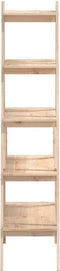vidaXL - Opbergek - 5-laags - A-vorm - 110x40x180,5 - cm - massief - grenenhout