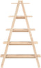 vidaXL - Opbergek - 5-laags - A-vorm - 110x40x180,5 - cm - massief - grenenhout