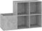 vidaXL - Opbergkast - 105x35,5x70 - cm - bewerkt - hout - betongrijs