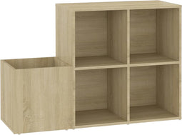 vidaXL - Opbergkast - 105x35,5x70 - cm - bewerkt - hout - sonoma - eikenkleurig