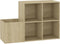vidaXL - Opbergkast - 105x35,5x70 - cm - bewerkt - hout - sonoma - eikenkleurig