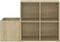 vidaXL - Opbergkast - 105x35,5x70 - cm - bewerkt - hout - sonoma - eikenkleurig