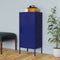 vidaXL - Opbergkast - 42,5x35x101,5 - cm - staal - marineblauw