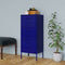 vidaXL - Opbergkast - 42,5x35x101,5 - cm - staal - marineblauw