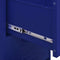 vidaXL - Opbergkast - 42,5x35x101,5 - cm - staal - marineblauw
