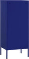 vidaXL - Opbergkast - 42,5x35x101,5 - cm - staal - marineblauw