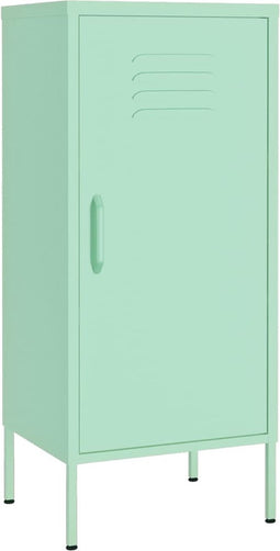 vidaXL - Opbergkast - 42,5x35x101,5 - cm - staal - mint