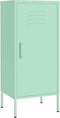 vidaXL - Opbergkast - 42,5x35x101,5 - cm - staal - mint