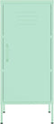 vidaXL - Opbergkast - 42,5x35x101,5 - cm - staal - mint