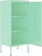 vidaXL - Opbergkast - 42,5x35x101,5 - cm - staal - mint