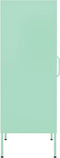 vidaXL - Opbergkast - 42,5x35x101,5 - cm - staal - mint