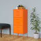 vidaXL - Opbergkast - 42,5x35x101,5 - cm - staal - oranje