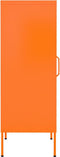 vidaXL - Opbergkast - 42,5x35x101,5 - cm - staal - oranje