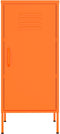 vidaXL - Opbergkast - 42,5x35x101,5 - cm - staal - oranje