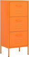 vidaXL - Opbergkast - 42,5x35x101,5 - cm - staal - oranje