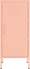 vidaXL - Opbergkast - 42,5x35x101,5 - cm - staal - roze