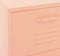 vidaXL - Opbergkast - 42,5x35x101,5 - cm - staal - roze