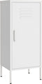 vidaXL - Opbergkast - 42,5x35x101,5 - cm - staal - wit