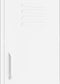 vidaXL - Opbergkast - 42,5x35x101,5 - cm - staal - wit