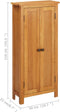 vidaXL - Opbergkast - 50x22x110 - cm - massief - eikenhout
