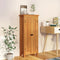 vidaXL - Opbergkast - 50x22x110 - cm - massief - eikenhout