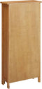 vidaXL - Opbergkast - 50x22x110 - cm - massief - eikenhout