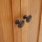 vidaXL - Opbergkast - 50x22x110 - cm - massief - eikenhout