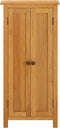 vidaXL - Opbergkast - 50x22x110 - cm - massief - eikenhout