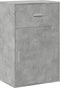 vidaXL - Opbergkast - 56,5x39x90 - cm - bewerkt - hout - betongrijs