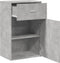 vidaXL - Opbergkast - 56,5x39x90 - cm - bewerkt - hout - betongrijs