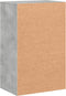 vidaXL - Opbergkast - 56,5x39x90 - cm - bewerkt - hout - betongrijs