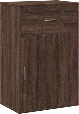 vidaXL - Opbergkast - 56,5x39x90 - cm - bewerkt - hout - bruin - eikenkleurig