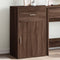 vidaXL - Opbergkast - 56,5x39x90 - cm - bewerkt - hout - bruin - eikenkleurig