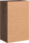 vidaXL - Opbergkast - 56,5x39x90 - cm - bewerkt - hout - bruin - eikenkleurig