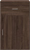 vidaXL - Opbergkast - 56,5x39x90 - cm - bewerkt - hout - bruin - eikenkleurig