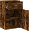 vidaXL - Opbergkast - 56,5x39x90 - cm - bewerkt - hout - gerookt - eikenkleurig