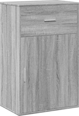 vidaXL - Opbergkast - 56,5x39x90 - cm - bewerkt - hout - grijs - sonoma - eikenkleurig
