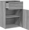 vidaXL - Opbergkast - 56,5x39x90 - cm - bewerkt - hout - grijs - sonoma - eikenkleurig