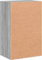 vidaXL - Opbergkast - 56,5x39x90 - cm - bewerkt - hout - grijs - sonoma - eikenkleurig