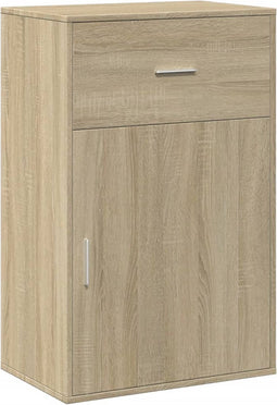 vidaXL - Opbergkast - 56,5x39x90 - cm - bewerkt - hout - sonoma - eikenkleurig
